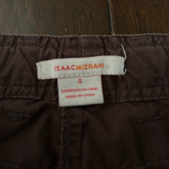Ladies - Chocolate Brown Cargo style Capri Pants - Sz: 4 - Picture 2 of 2